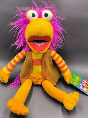 Fraggle Rock Gobo Plush Doll Stuffed Animal - Toy Factory Jim Henson NWT 16"